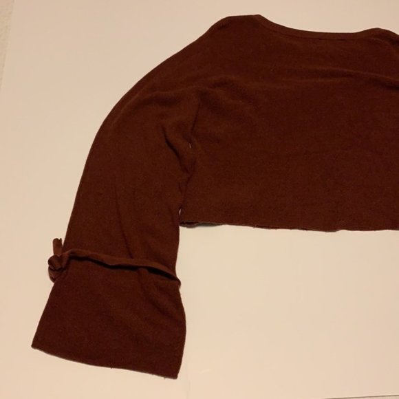 Aritzia Wilfred Maroon Wool Sweater - Women’s Size Small - Picture 6 of 7